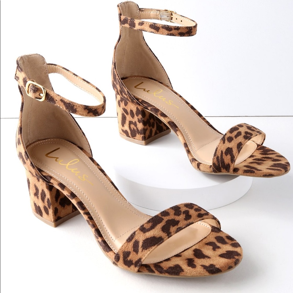 Lulus Cheetah Heels